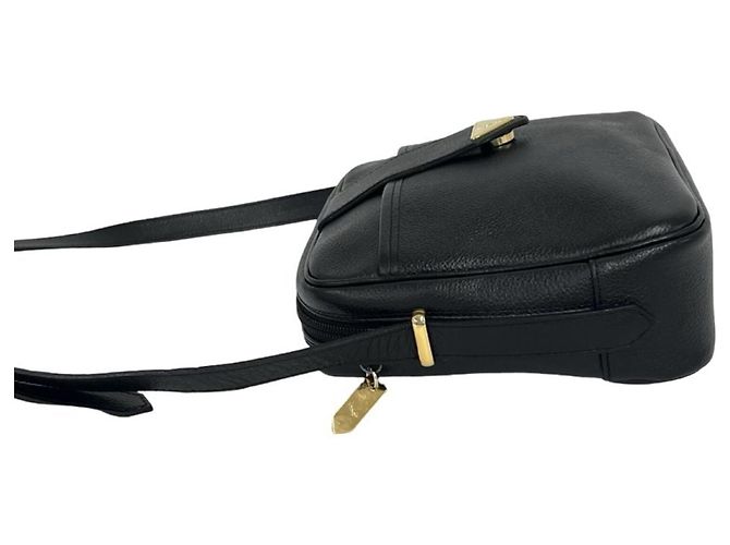 Borsa a tracolla in pelle nera Yves Saint Laurent Nero - vista 5