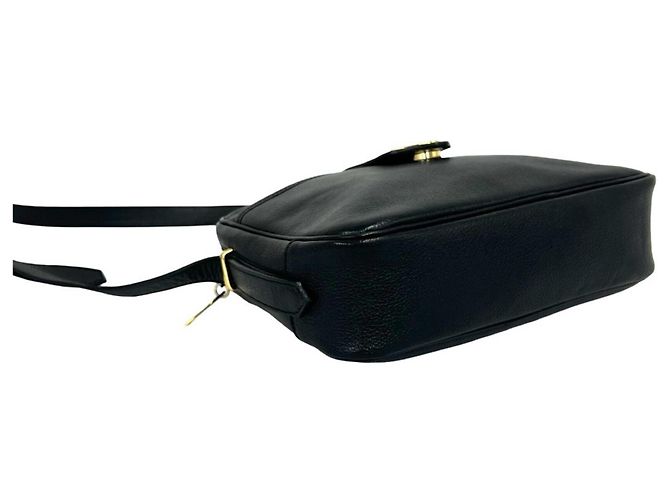 Borsa a tracolla in pelle nera Yves Saint Laurent Nero - vista 7