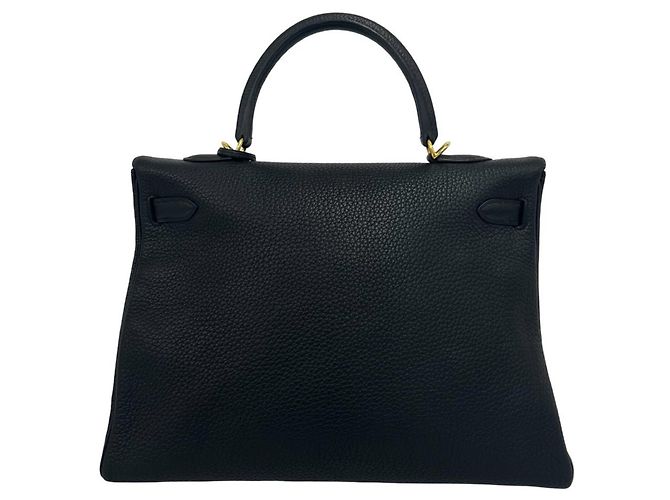 Hermès HERMES Kelly 35 Togo Borsa a mano/Borsa a tracolla Nero - vista 3