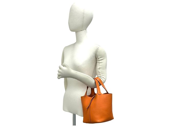Hermès Hermes Picotin PM Mini Tote Bag Orange - Ansicht 2