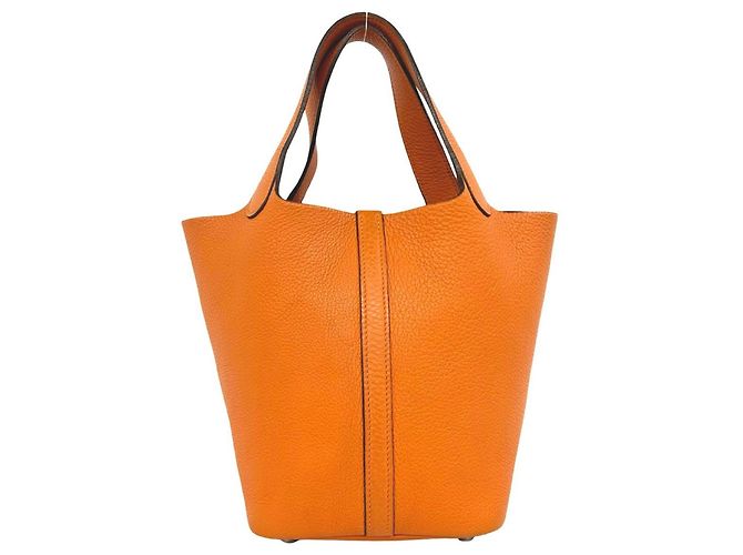 Hermès Hermes Picotin PM Mini Tote Bag Orange - Ansicht 3