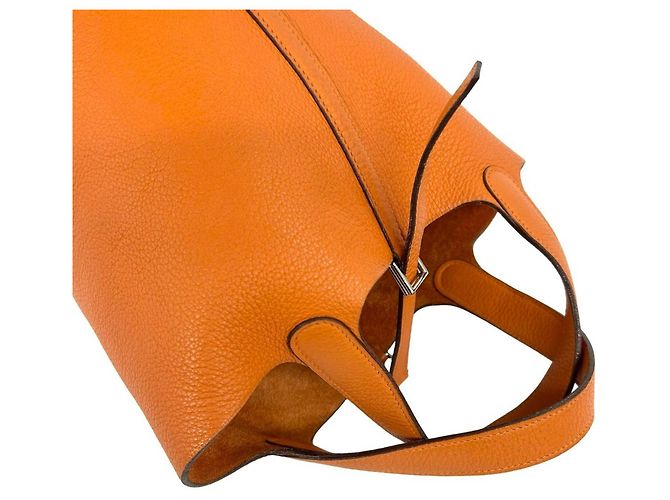 Hermès Hermes Picotin PM Mini Tote Bag Orange - Ansicht 4