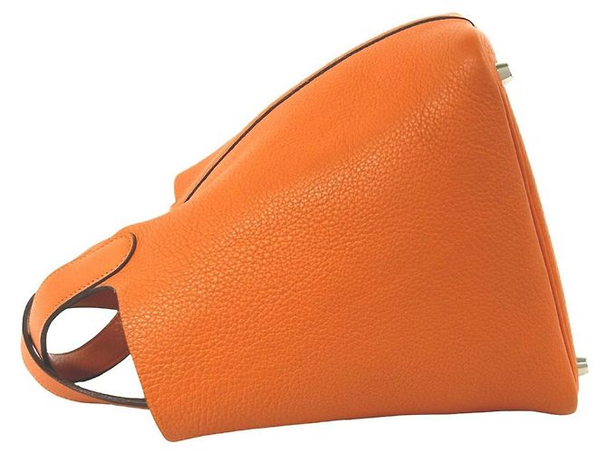 Hermès Hermes Picotin PM Mini Tote Bag Orange - Ansicht 5