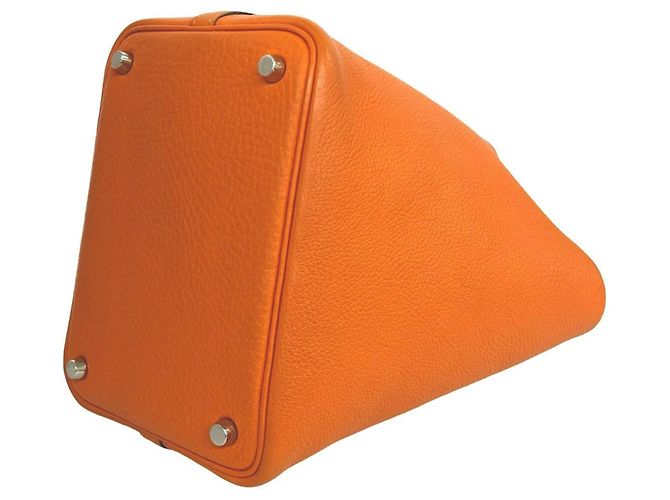 Hermès Hermes Picotin PM Mini Tote Bag Orange - Ansicht 8