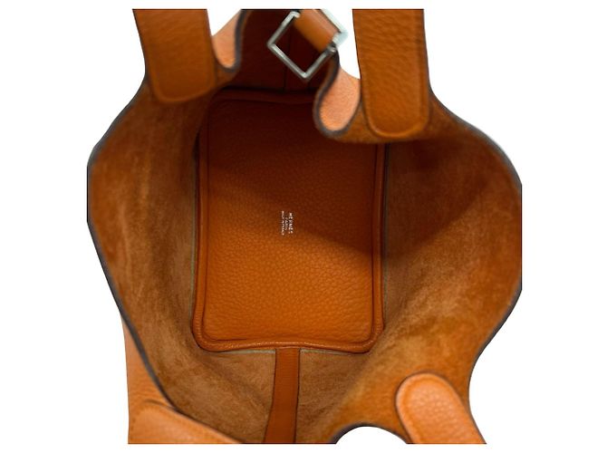 Hermès Hermes Picotin PM Mini Tote Bag Orange - Ansicht 9