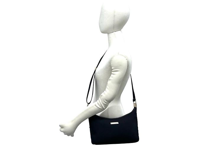 Bolso de Hombro Mini Gucci Negro - vista 2