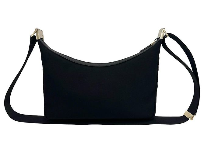 Bolso de Hombro Mini Gucci Negro - vista 3