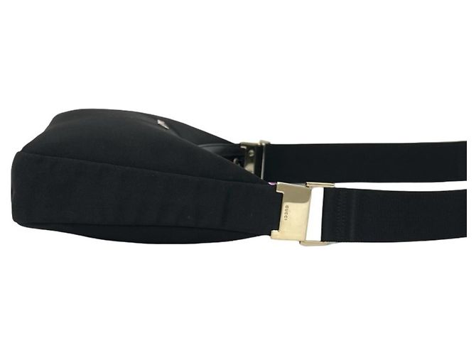 Bolso de Hombro Mini Gucci Negro - vista 6