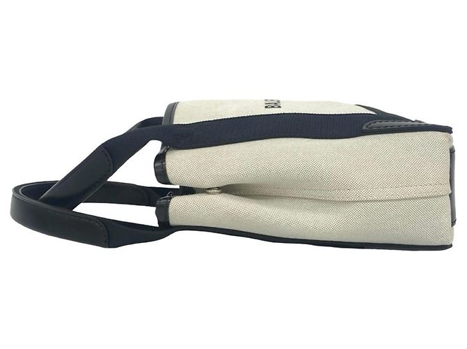 Everyday Borsa Balenciaga Cabas in tela e pelle Navy Nero Crudo - vista 5