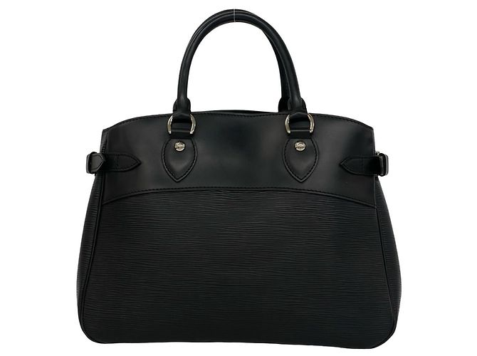 Saco de mão Louis Vuitton Passy PM em couro Epi Preto - vista 3