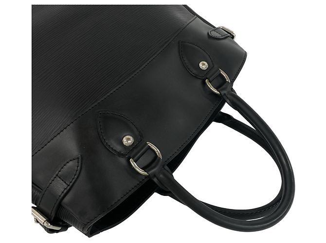 Saco de mão Louis Vuitton Passy PM em couro Epi Preto - vista 4