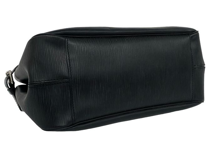 Saco de mão Louis Vuitton Passy PM em couro Epi Preto - vista 7
