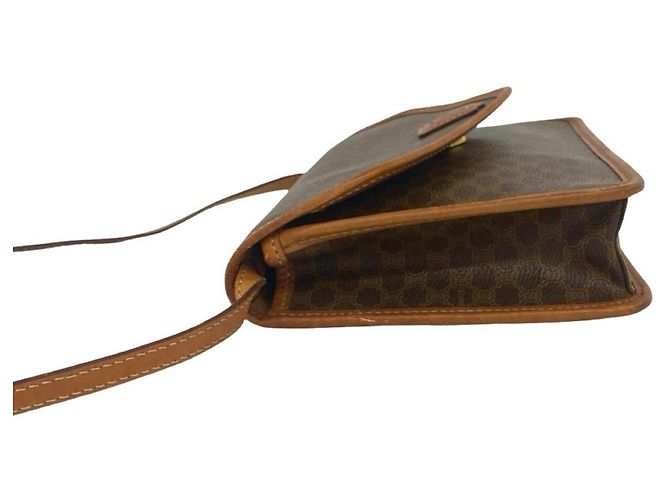 Céline Sac Celine Vintage Macadam Blazon Pattern Triomphe Logo Marron - vue 5