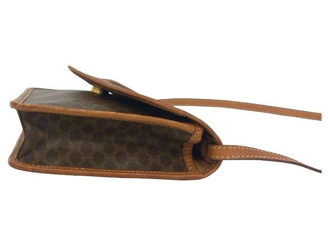 Céline Sac Celine Vintage Macadam Blazon Pattern Triomphe Logo Marron - vue 6