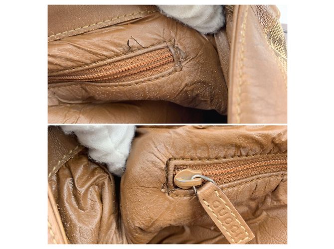 Gucci Vintage Brown Canvas GG Interlocking Web Schultertasche Limited Edition Braun - Ansicht 7