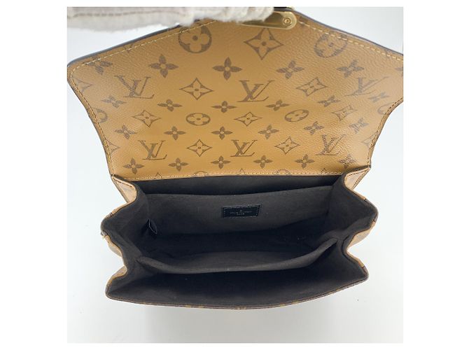 Louis Vuitton Bolsa de ombro e mão Pochette Metis Reverse em lona marrom - vista 5