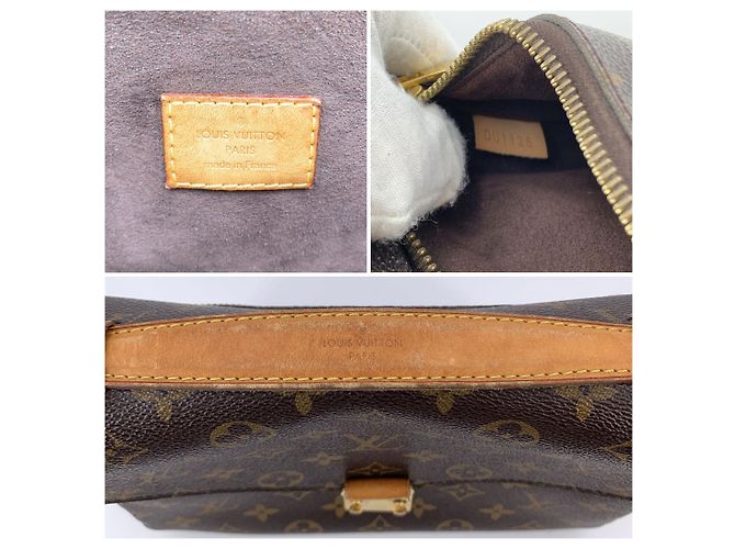 Louis Vuitton Borsa a tracolla Pochette Metis in tela marrone - vista 6
