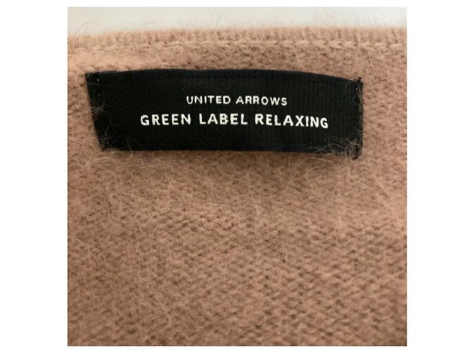 Autre Marque green label relaxing Fox Mix V Neck Pullover Knit Rosa - vista 6