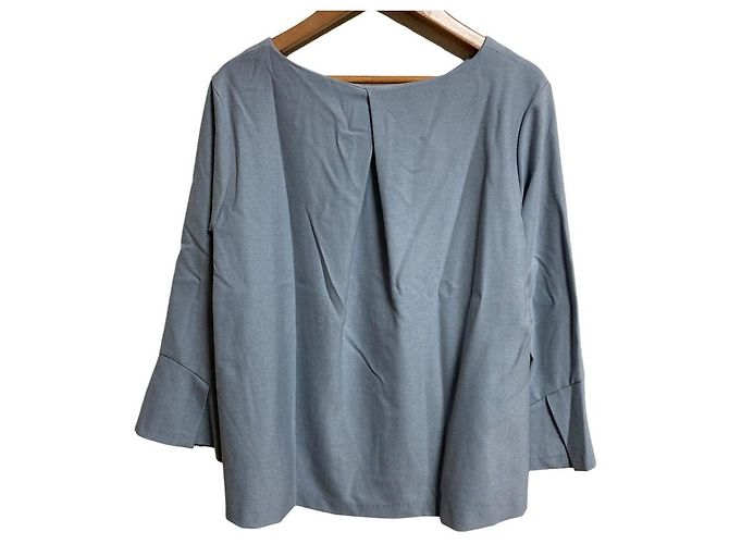Autre Marque TONAL Set Up Blouse Midi Skirt Blue Light blue - view 4