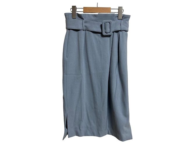 Autre Marque TONAL Set Up Blouse Midi Skirt Blue Light blue - view 8