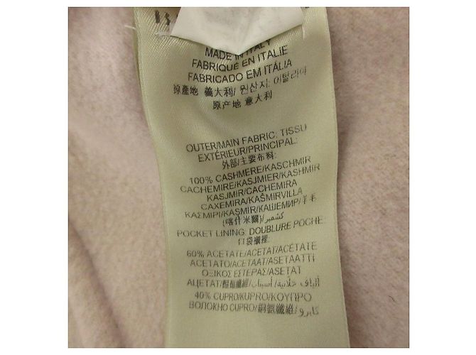 Abrigo Burberry London 100% Cashmere Rosa - vista 10