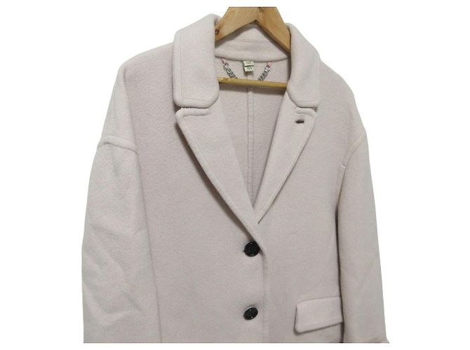 Abrigo Burberry London 100% Cashmere Rosa - vista 4