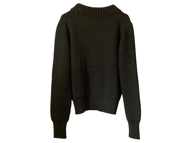 Autre Marque Pull en maille AK+1 BEAMS Vert - vue 2