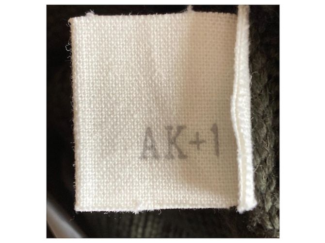 Autre Marque Pull en maille AK+1 BEAMS Vert - vue 3