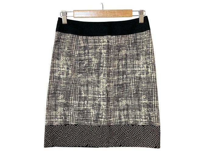 Max Mara Weekend Bicolor Skirt Black White - view 2