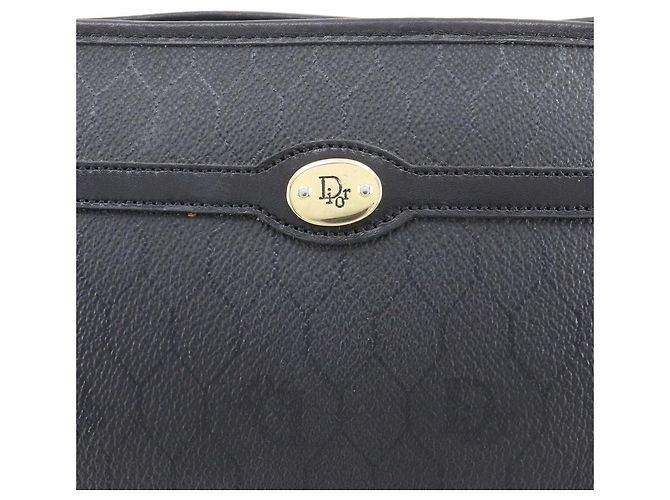 Autre Marque Borsa a pochette Christian Dior Old Dior Honeycomb PVC Nero - vista 18