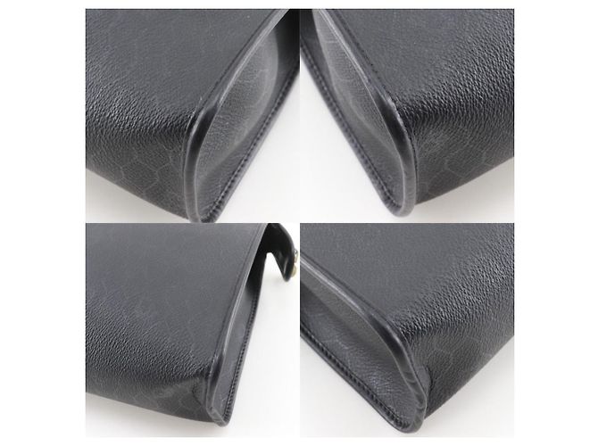 Autre Marque Borsa a pochette Christian Dior Old Dior Honeycomb PVC Nero - vista 4