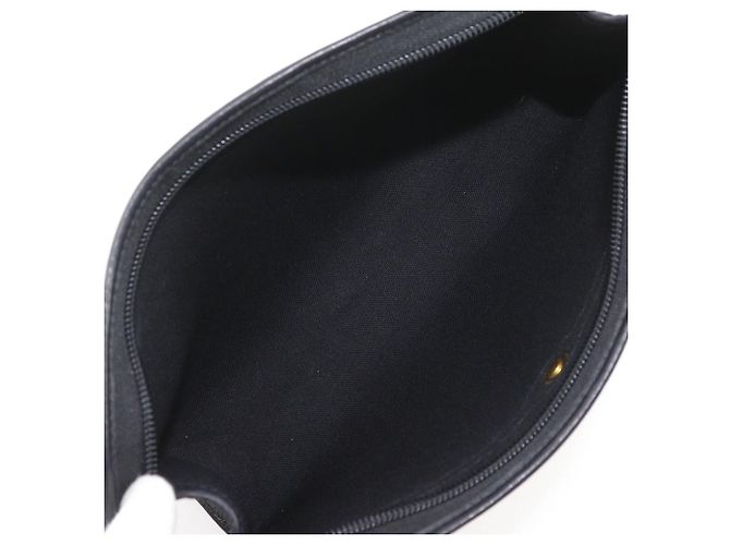 Autre Marque Borsa a pochette Christian Dior Old Dior Honeycomb PVC Nero - vista 6