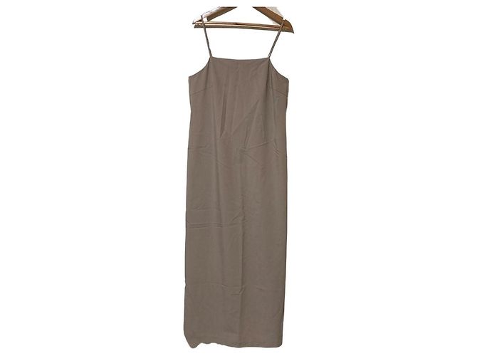 Autre Marque NATURAL BEAUTY BASIC Sheer 2way Hemdenkleid Set Beige - Ansicht 4