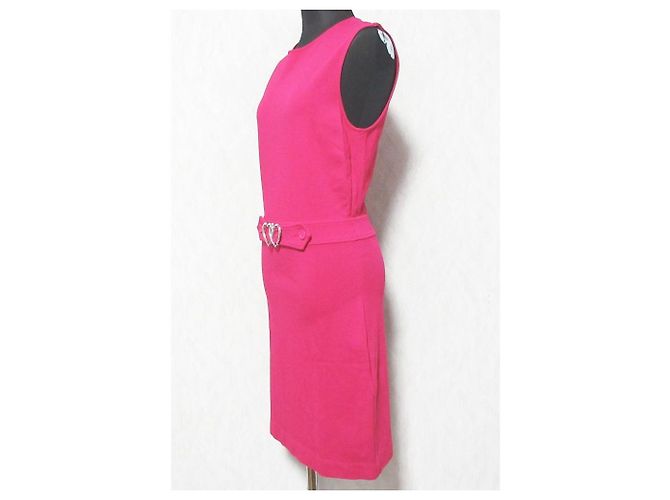 Vestido rosa Love Moschino - vista 3