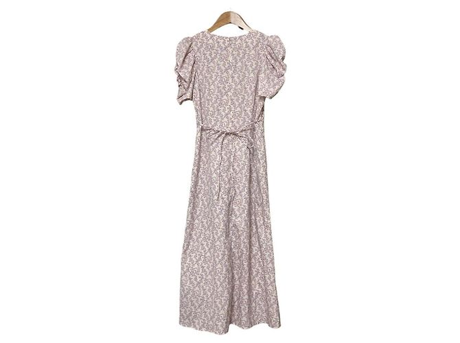 Autre Marque Vestido Snidel Sustaina Gather Print Rosa - vista 3