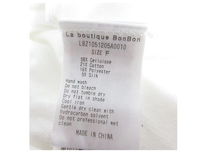Autre Marque La boutique BonBon Spangle Ruffle Off-Shoulder Knit Blanco - vista 7