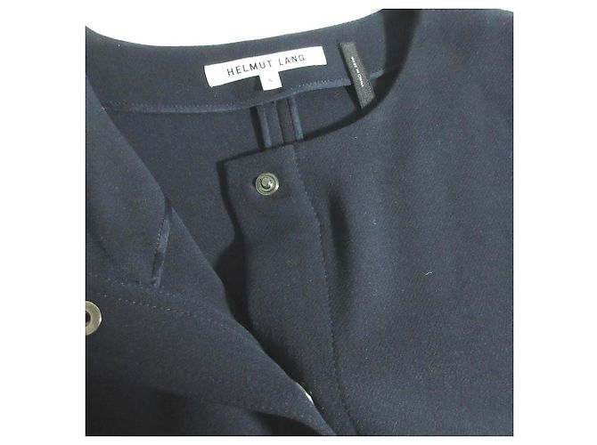 Vestido azul marinho Helmut Lang - vista 4