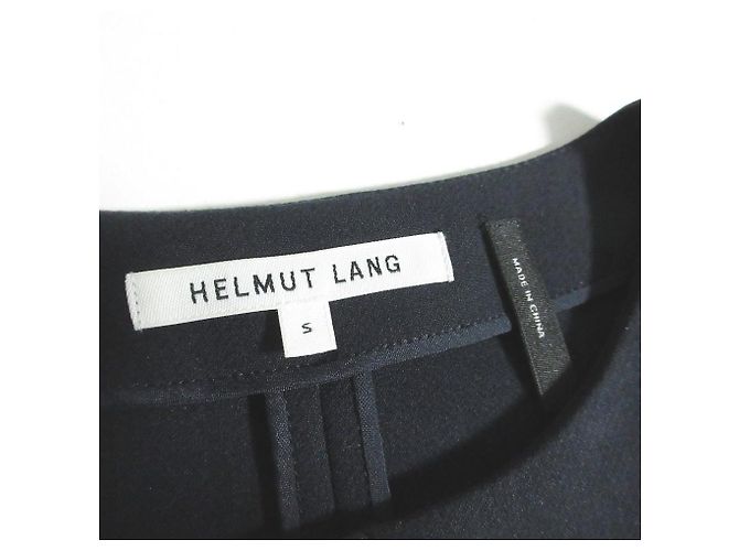 Vestido azul marinho Helmut Lang - vista 5