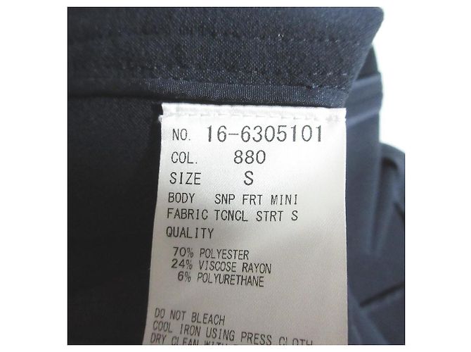 Vestido azul marinho Helmut Lang - vista 6