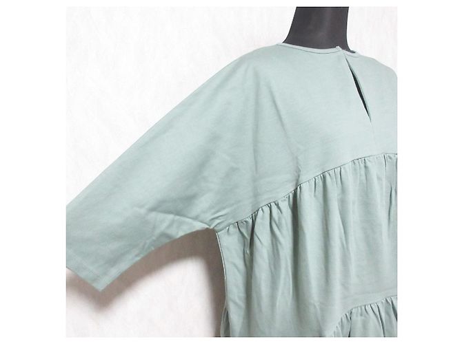 Autre Marque COEL Langkleid mit Stufenrock und halblangen Ärmeln - Ansicht 4