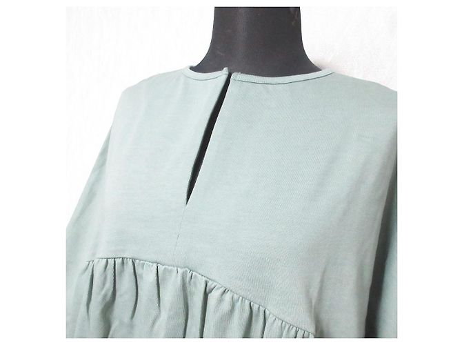 Autre Marque COEL Langkleid mit Stufenrock und halblangen Ärmeln - Ansicht 5