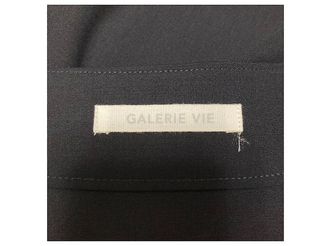 Autre Marque Vestido de lana elástica GALERIE VIE Azul Azul marino - vista 4