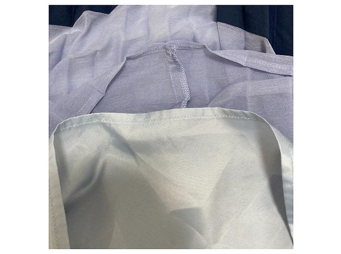 Autre Marque CAST: Plissierter Maxirock Blau - Ansicht 5