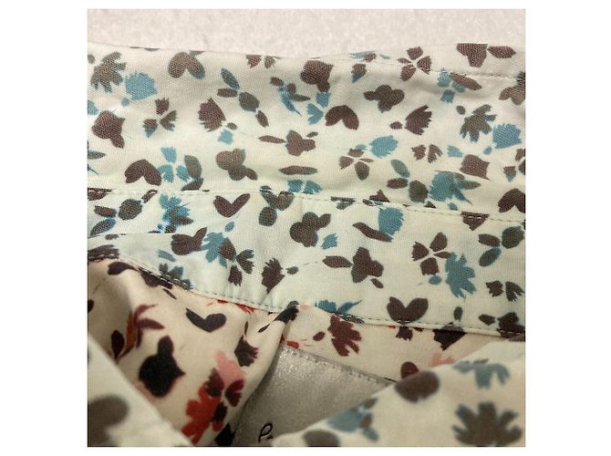 Paul Smith Kurzarmhemd mit Blumenprint Blau Hellblau - Ansicht 6