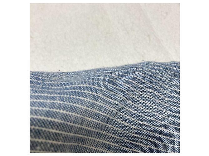 Autre Marque Robe chemise à rayures en lin Pendleton Bleu - vue 5