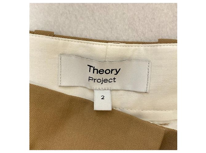 Theory MOD SUIT WP202 Culottes Beige Camel - view 3