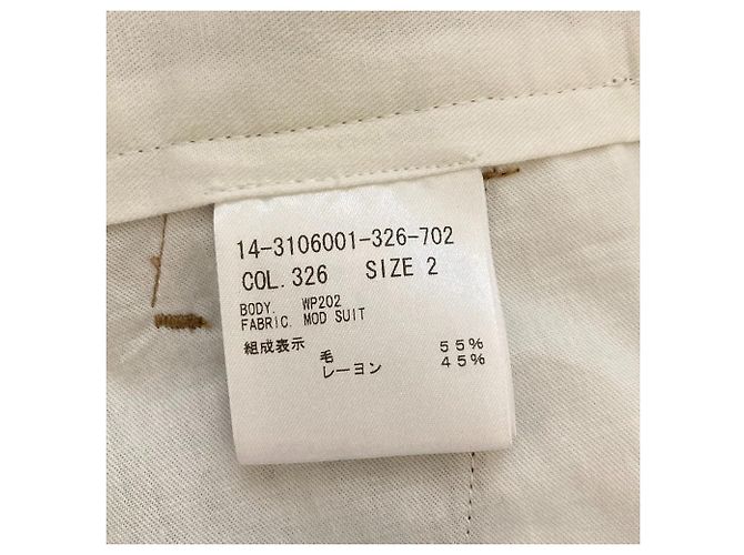 Theory MOD SUIT WP202 Culottes Beige Camel - view 4