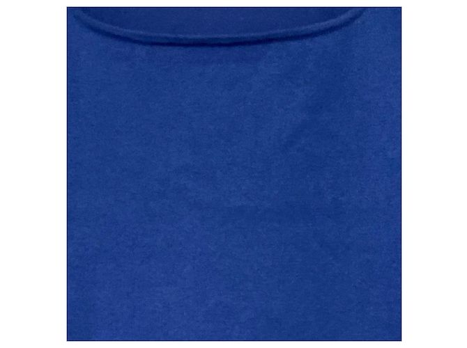Autre Marque Canotta in maglia senza maniche Plage Paper Mix Blu - vista 2
