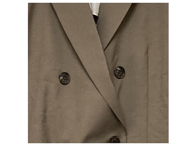 Autre Marque uncrave Double-Breasted Tailored Jacket Brown Dark grey - view 2