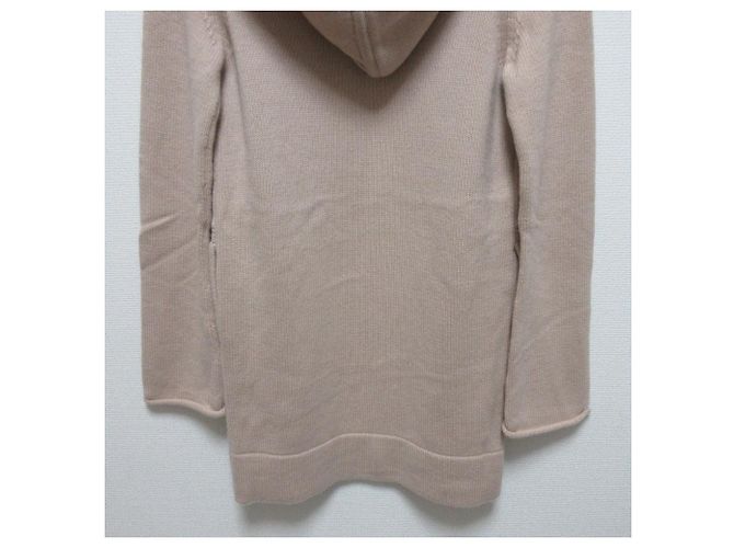 Autre Marque FOXEY Kaschmir-Strickmantel, vorne offen Beige - Ansicht 6